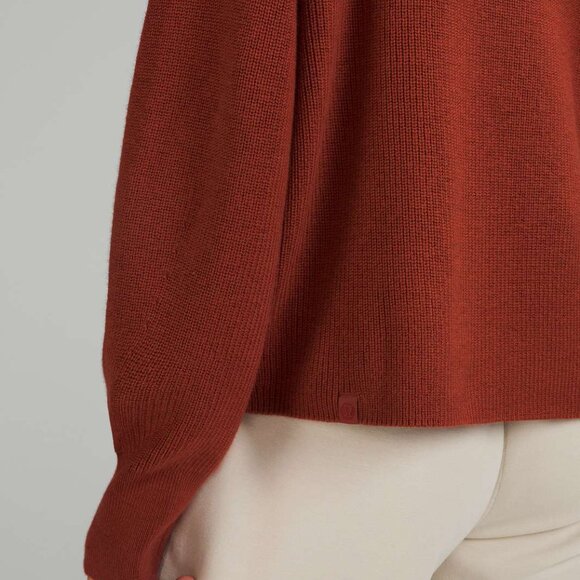 LULULEMON 2022 Cayenne Merino Wool Ribbed Turtleneck Sweater - Picture 4 of 9